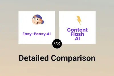 Easy-Peasy.AI vs Content Flash AI Detailed comparison features, price