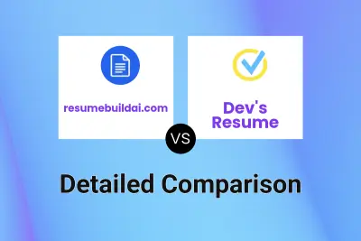 resumebuildai.com vs Dev's Resume