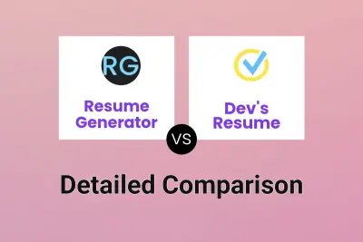 Resume Generator vs Dev's Resume