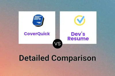 CoverQuick vs Dev's Resume