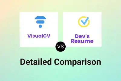 VisualCV vs Dev's Resume