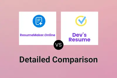 ResumeMaker.Online vs Dev's Resume