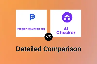 PlagiarismCheck.org vs AI Checker