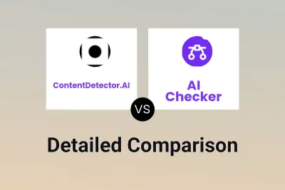 ContentDetector.AI vs AI Checker