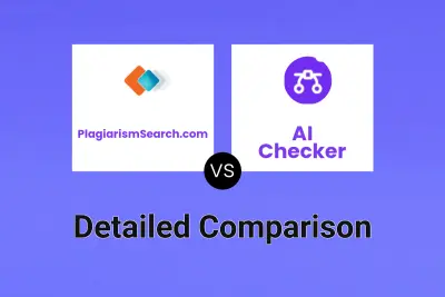 PlagiarismSearch.com vs AI Checker