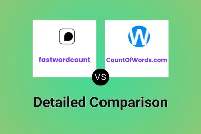 fastwordcount vs CountOfWords.com