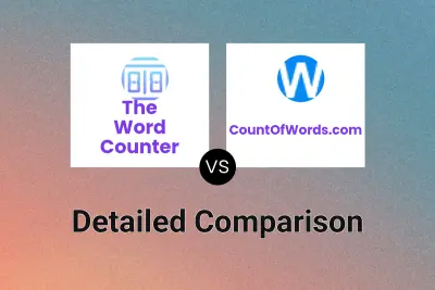 The Word Counter vs CountOfWords.com