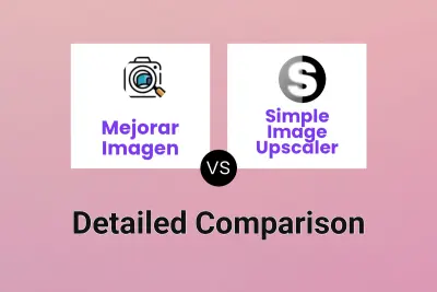 Mejorar Imagen vs Simple Image Upscaler