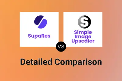 SupaRes vs Simple Image Upscaler