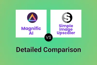 Magnific AI vs Simple Image Upscaler