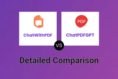 ChatWithPDF vs ChatPDFGPT Detailed comparison features, price