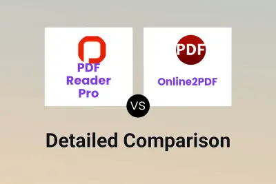 PDF Reader Pro vs Online2PDF