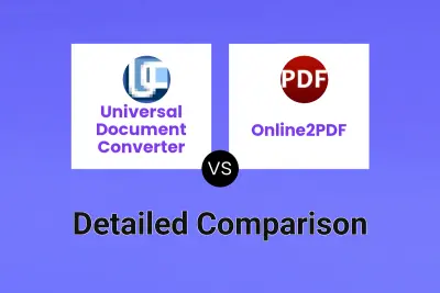 Universal Document Converter vs Online2PDF
