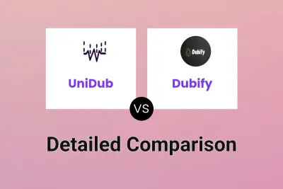 UniDub vs Dubify Detailed comparison features, price