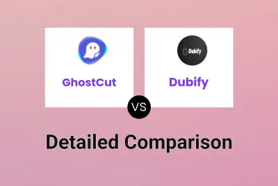 GhostCut vs Dubify Detailed comparison features, price