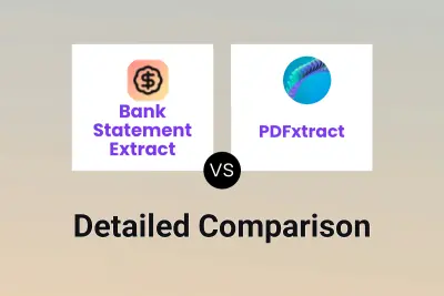 Bank Statement Extract vs PDFxtract