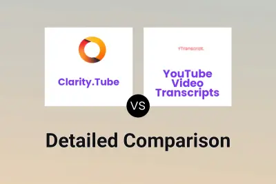 Clarity.Tube vs YouTube Video Transcripts