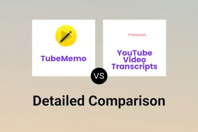 TubeMemo vs YouTube Video Transcripts