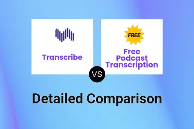 Transcribe vs Free Podcast Transcription
