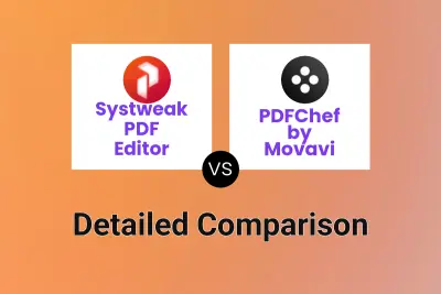 Systweak PDF Editor vs PDFChef by Movavi