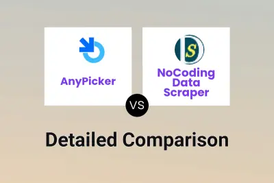 AnyPicker vs NoCoding Data Scraper