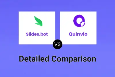 Slides.bot vs Quinvio Detailed comparison features, price