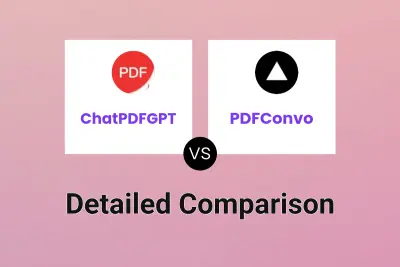 ChatPDFGPT vs PDFConvo Detailed comparison features, price