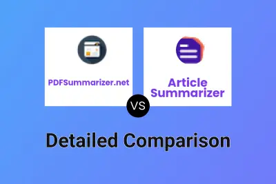 PDFSummarizer.net vs Article Summarizer