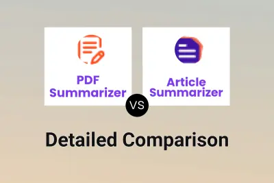 PDF Summarizer vs Article Summarizer