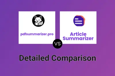 pdfsummarizer.pro vs Article Summarizer