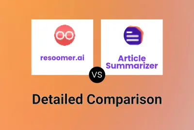 resoomer.ai vs Article Summarizer