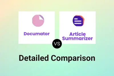 Documator vs Article Summarizer