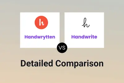 Handwrytten vs Handwrite