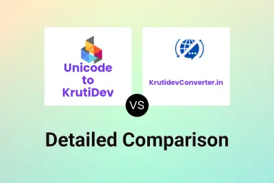 Unicode to KrutiDev vs KrutidevConverter.in