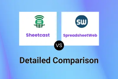 Sheetcast vs SpreadsheetWeb