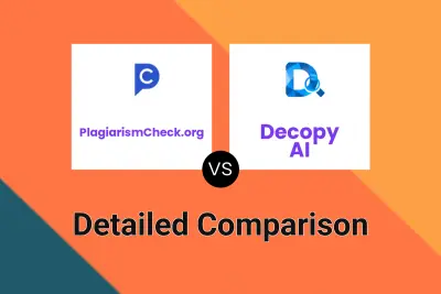 PlagiarismCheck.org vs Decopy AI