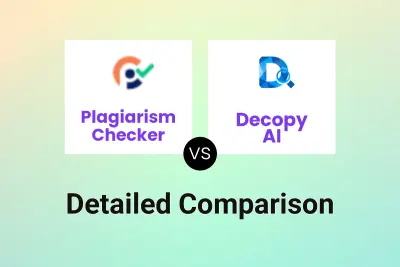 Plagiarism Checker vs Decopy AI