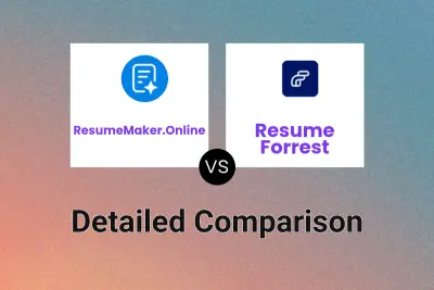 ResumeMaker.Online vs Resume Forrest Detailed comparison features, price