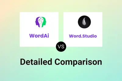 WordAi vs Word.Studio Detailed comparison features, price