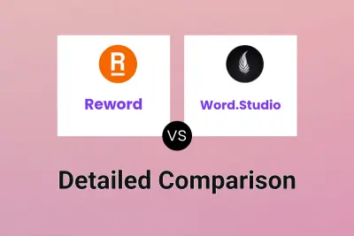 Reword vs Word.Studio Detailed comparison features, price