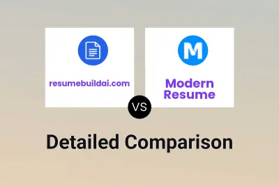 resumebuildai.com vs Modern Resume