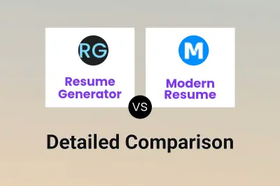 Resume Generator vs Modern Resume
