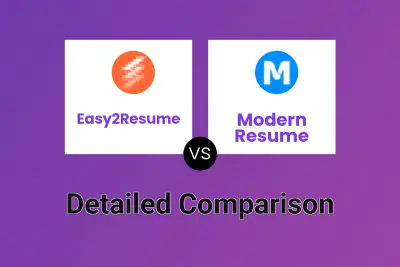 Easy2Resume vs Modern Resume