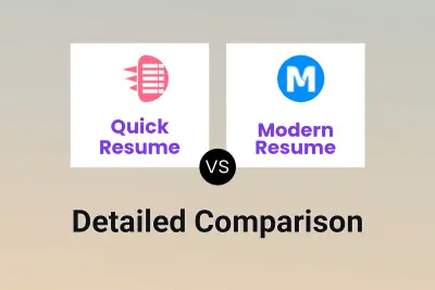 Quick Resume vs Modern Resume