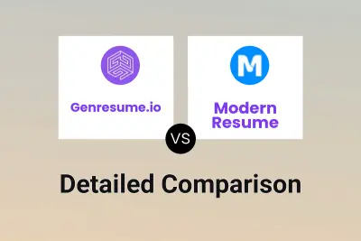 Genresume.io vs Modern Resume