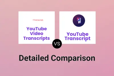 YouTube Video Transcripts vs YouTube Transcript