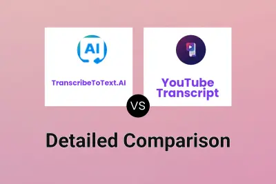 TranscribeToText.AI vs YouTube Transcript