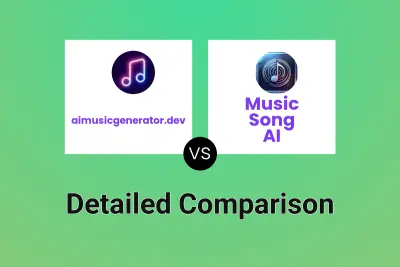 aimusicgenerator.dev vs Music Song AI