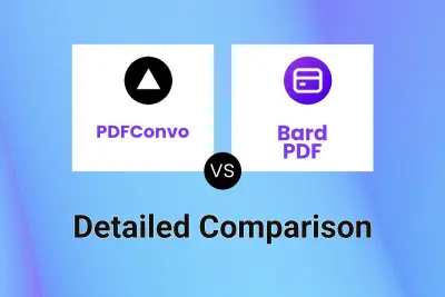 PDFConvo vs Bard PDF Detailed comparison features, price