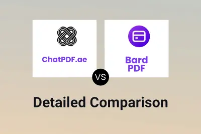 ChatPDF.ae vs Bard PDF Detailed comparison features, price